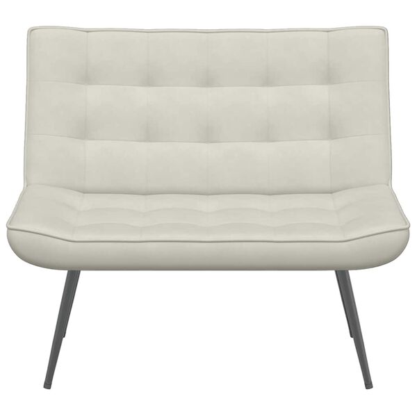 vidaXL Bekkur Rj&oacute;mahv&iacute;t 110x74x84 cm Flauel