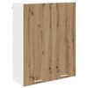 vidaXL Vegghengdur sk&aacute;pur Artisan Eik 80 x 31 x 100 cm Samsettur vi&eth;ur