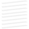 805283 vidaXL Bookshelf Boards 8 pcs White 80x10x1,5 cm Chipboard