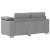 vidaXL S&oacute;fasett 2 pcs Sk&yacute;ja gr&aacute;tt 219 x 77 x 82 cm d&uacute;kur