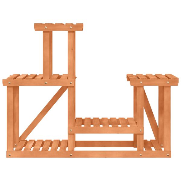 vidaXL Blómastandur 90x25x73,5 cm Gegnheill Þinur