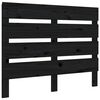 vidaXL H&ouml;f&eth;agafl Svartur 100x3x80 cm Gegnheil Fura