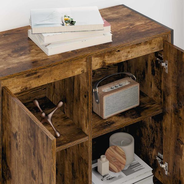 vidaXL Hli&eth;arsk&aacute;pur Reyk&eth;ar&ouml;kur 79 x 36 x 75 cm Samsettur vi&eth;ur