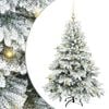 vidaXL Gervi j&oacute;latr&eacute; me&eth; 150 LED me&eth; standi Hv&iacute;tt 150 cm PE og PVC