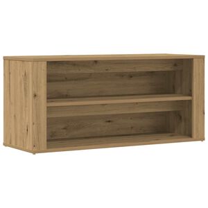 vidaXL Sk&oacute;bekkur Artisan Oak 100x35x45 cm Hanna&eth;ur vi&eth;ur