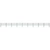 vidaXL Gir&eth;ingarplata me&eth; st&oacute;lpum &uacute;r j&aacute;rni 1557,5x80 cm gr&aelig;n