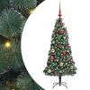 vidaXL Gervi fyrir-l&yacute;st j&oacute;latr&eacute; me&eth; boltasett Gr&aelig;nn 120 cm PET