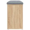vidaXL skóbekkur úr Sonoma eik 82x32x50 cm verkfræðilegt tré