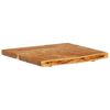 vidaXL Borðplata á Baðherbergi Gegnheill Akasíuviður 58x55x3,8 cm