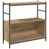 vidaXL Hilla handverkseik 80 x 30 x 78.5 cm Samsettur vi&eth;ur