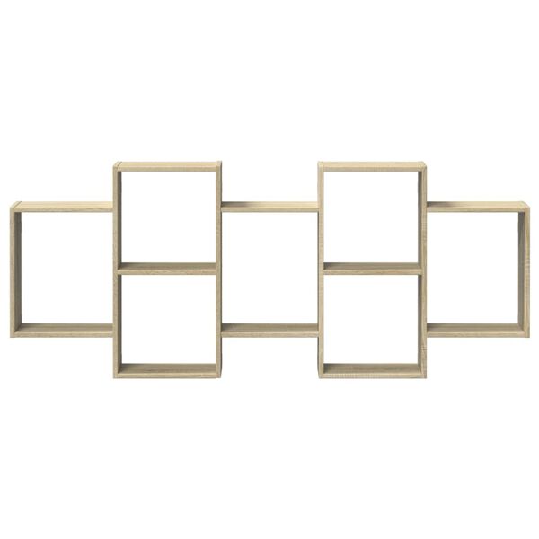 vidaXL vegghilla Sonoma Oak 159x18x65 cm Engineered Wood