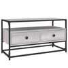 vidaXL Sj&oacute;nvarpssk&aacute;pur Gr&aacute;r Sonoma 80x35x45 cm Samsettur Vi&eth;ur