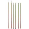 vidaXL Sundurdraganlegar S&uacute;lur Lengd 170-255 cm 2 stk. S&iacute;nkh&uacute;&eth;a&eth; St&aacute;l