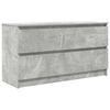 vidaXL Sj&oacute;nvarpssk&aacute;pur Steypugr&aacute;r 100x35x54 cm Samsettur Vi&eth;ur