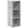 vidaXL Vegghengdur sk&aacute;pur Steingri&eth; 30 x 29,5 x 80 cm Samsettur vi&eth;ur