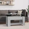vidaXL S&oacute;fabor&eth; Gr&aacute;tt Sonoma 101x49x52 cm Samsettur Vi&eth;ur