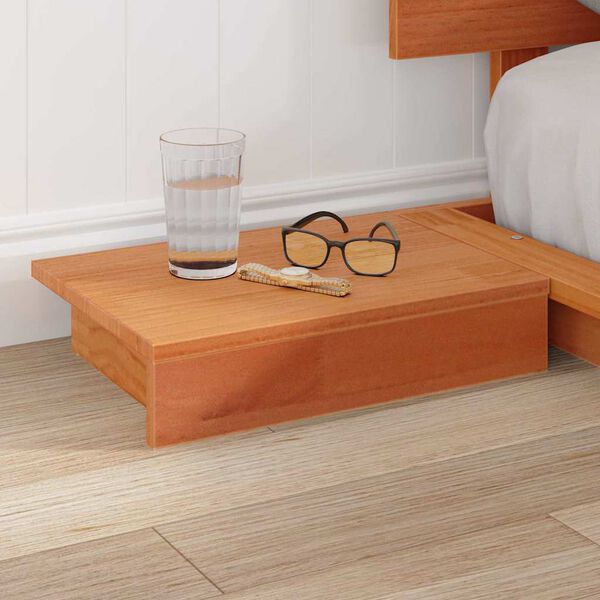 vidaXL Ramsv&iacute;k Br&uacute;nn 140 x 190 cm Vi&eth;ur