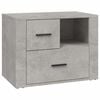 vidaXL N&aacute;ttbor&eth; Steypugr&aacute;tt 60x36x45 cm Samsettur Vi&eth;ur