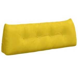 vidaXL Bakp&uacute;&eth;i Gulur 140 x 24 x 50 cm Flauel