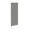 vidaXL Pleated Blind Antracite 50x150 cm Efni Breidd 49,4 cm Polyester