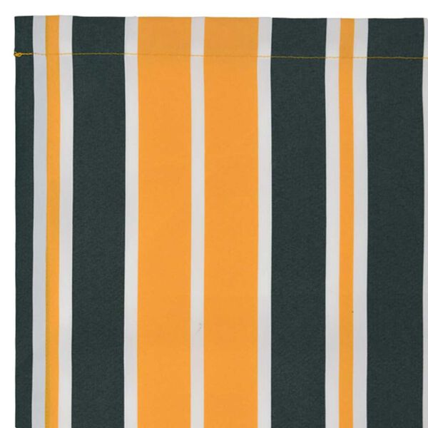 vidaXL Varmaskiptaefni fyrir skyggni Grænn og gulur 10 x 1.6 m dúkur