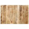 vidaXL H&ouml;fu&eth;gafl 120 cm Solid Groft Wood Mango