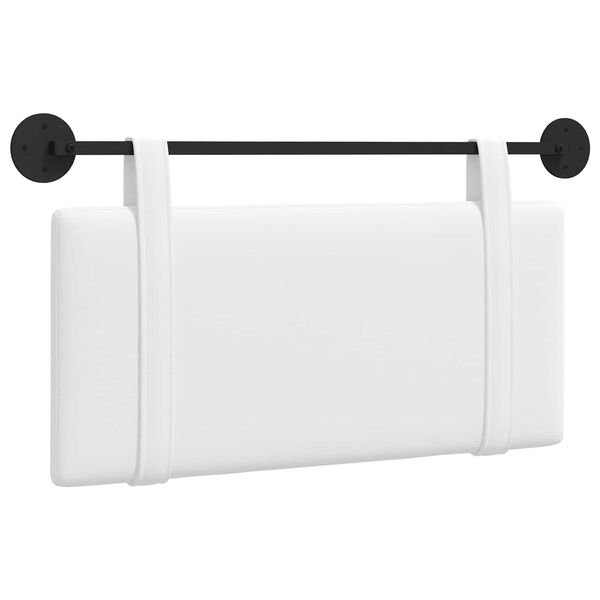 vidaXL Hengisk&aacute;li Vegghengt Einlita Hv&iacute;t 100 x 55 x 5 cm d&uacute;kur