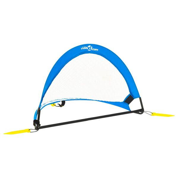 vidaXL Fótboltamörk fyrir Börn 2 stk með Geymslupoka 75,5x46x48cm