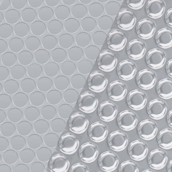 vidaXL Yfirbreiðsla fyrir Sundlaug Silfurlituð 549x274 cm PE