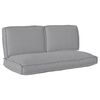 vidaXL P&uacute;&eth;asett 3 pcs Gr&aacute;r Oxford efni