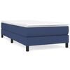 vidaXL R&uacute;mgrind me&eth; Springfj&ouml;&eth;rum Bl&aacute;r 80x200 cm Tau&aacute;kl&aelig;&eth;i