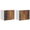 vidaXL Eldh&uacute;s sk&aacute;pur Kalmar 2 pcs Gamalt timbur 50 x 31 x 40 cm
