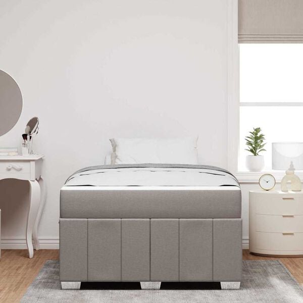 vidaXL Ramsvík með dýnu Mógrár 120 x 200 cm dúkur