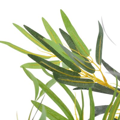 vidaXL Gerviplanta Bambus með Blómapotti Græn 160 cm