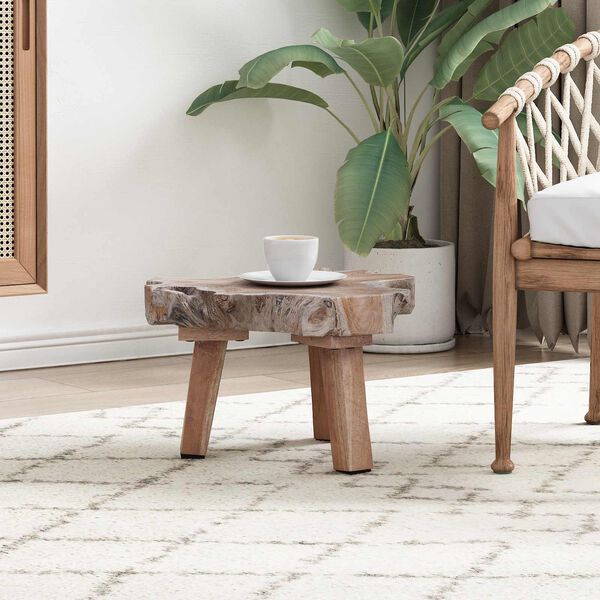 vidaXL N&aacute;ttbor&eth; Br&uacute;nn 40 x 40 x 25 cm Solid endurheimt tr&eacute;