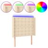vidaXL LED H&ouml;f&eth;agafl 103x16x118/128 cm Rj&oacute;mahv&iacute;tt Efni