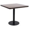 vidaXL B&iacute;str&oacute;bor&eth; D&ouml;kkbr&uacute;nt 80x80 cm MDF