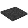vidaXL G&uacute;mm&iacute;grj&oacute;t palla pad Svart 9 x 9 x 0,6 cm G&uacute;mm&iacute;