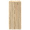 vidaXL Skenkur með Skúffum og Hurðum Sonoma Eik 70,5x34x74,5 cm