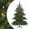 vidaXL Gervi hengdu j&oacute;latr&eacute; me&eth; 150 LED Gr&aelig;nn 150 cm PVC og St&aacute;l