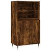 vidaXL H&aacute;r Sk&aacute;pur Reykt&oacute;na Eikarlitur 60x36x110 cm Samsettur Vi&eth;ur