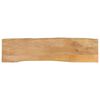 vidaXL Bor&eth;plata 180x40x2,5cm N&aacute;tt&uacute;rulegum Br&uacute;num Gegnheill Mang&oacute;vi&eth;ur
