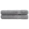 vidaXL G&aelig;&eth;ahandkl&aelig;&eth;i SOLUND 2 stk Gr&aacute;tt 100x200cm 600g/fm