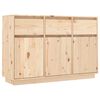 vidaXL Skenkur 111x36x75 cm Gegnheil Fura