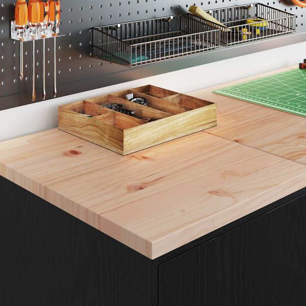 vidaXL B&iacute;lsk&uacute;rsgeymslusk&aacute;pur Svartur 40x51x85 cm Gegnheil Fura