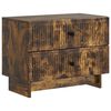 vidaXL Noat&ouml;flu sk&aacute;pur Reyktur eikarlitur 62 x 34,5 x 47,5 cm