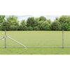 vidaXL Gir&eth;ingarp&oacute;stur Silfur 50 x 0,5 m (13 mm net) St&aacute;l