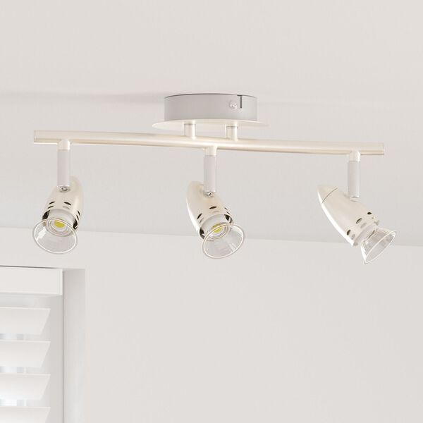 vidaXL Loftskastari Matt nikkel 36.5 x 10 x 12.5 cm Stál