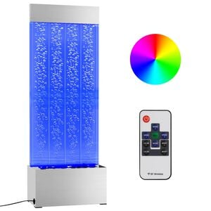vidaXL Loftb&oacute;lus&uacute;la me&eth; RGB LED Ry&eth;fr&iacute;tt St&aacute;l og Akr&yacute;l 110 cm