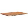 vidaXL Bor&eth;plata 80x60x2,5cm R&eacute;tthyrnd Gegnheil Akas&iacute;a N&aacute;tt&uacute;rul. Br&uacute;n